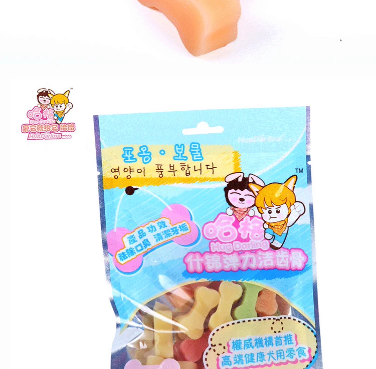 Hagash Thêu Sạch Răng 100g Pet Teddy Dog Snacks Que Molar Loại bỏ hôi miệng bánh thường cho chó