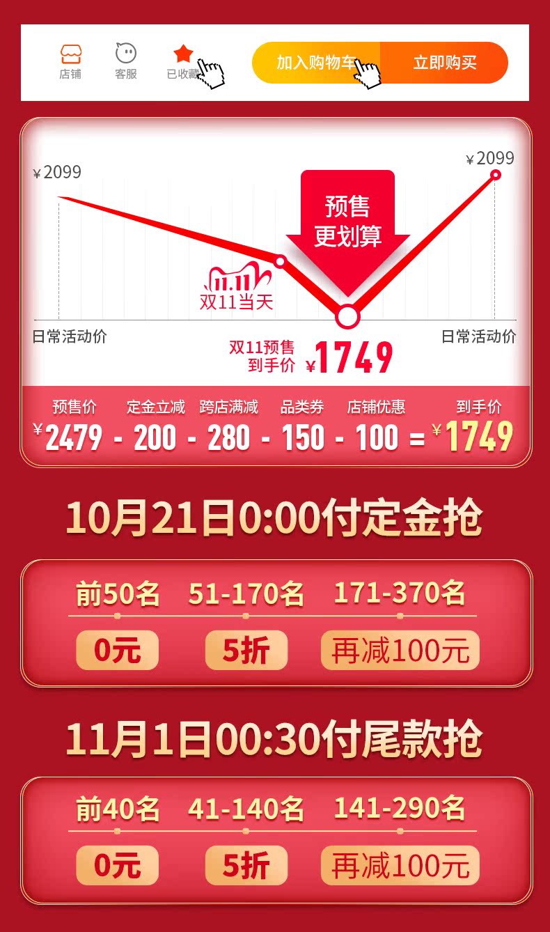 凯迪仕 K11 全自动指纹锁 门锁自动开关 图1