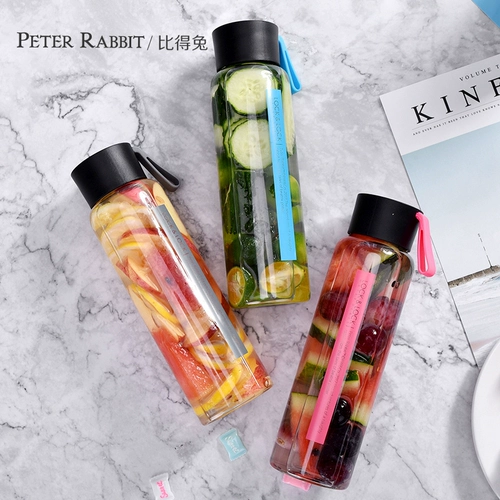 Lejiu Lebin Rabbit Series Cup Portable Cup Portable Cup Chell Counting Corean Glass Water Cup Cup Cup