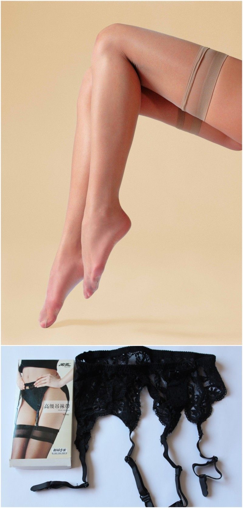 Allegory 5D Velvet High Silo Socks Ultrathin Transparent Invisible Silk Stockings Long Cylinder Black Silk Meat Silk Special Cabinet 1512