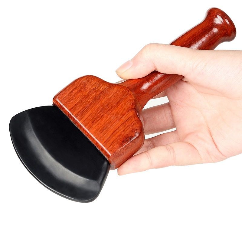 Electric Bianstone warm moxibustion instrument with pulse through scraping plate knife electric heating push back and abdomen instrument whole body home use