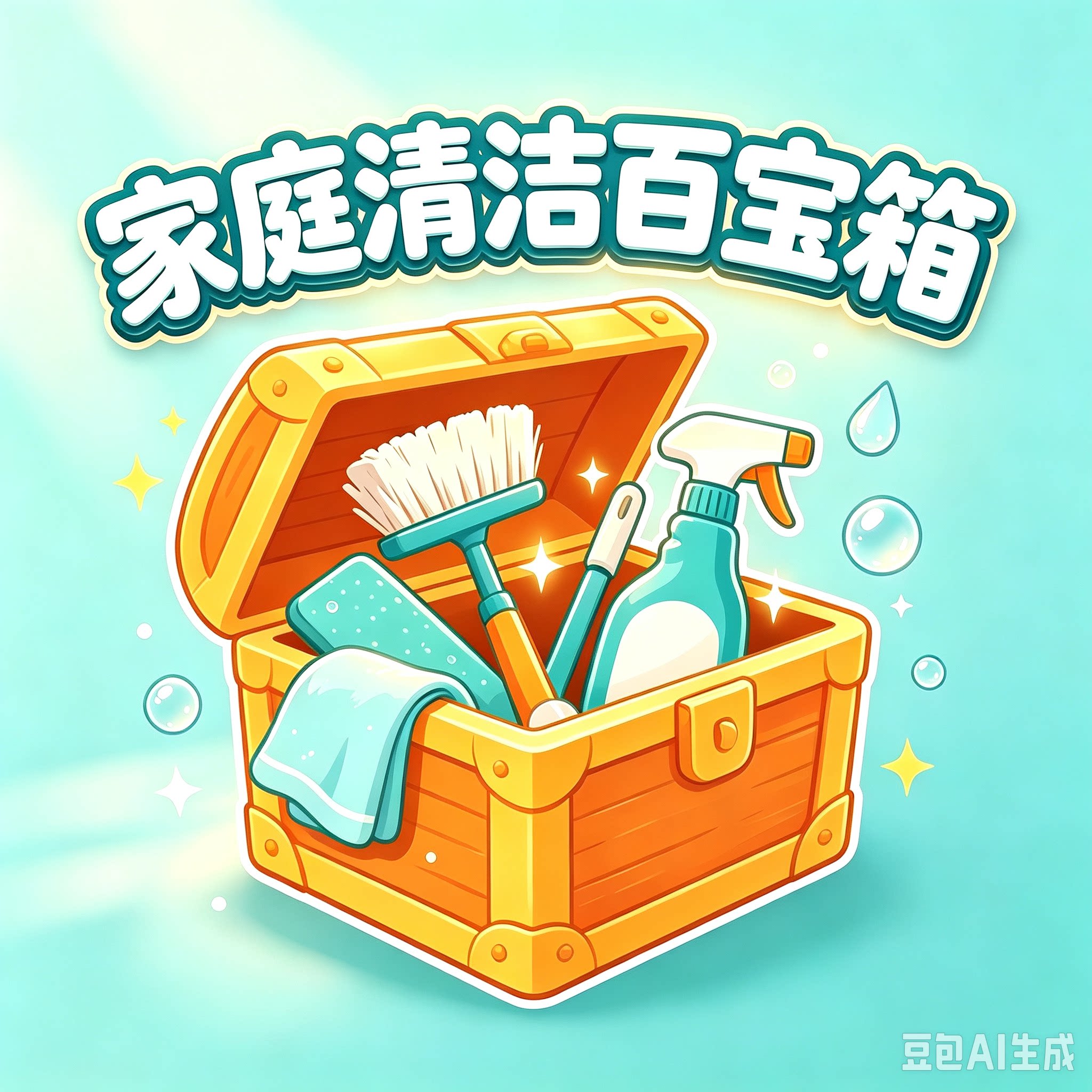家庭清洁日用商城的LOGO