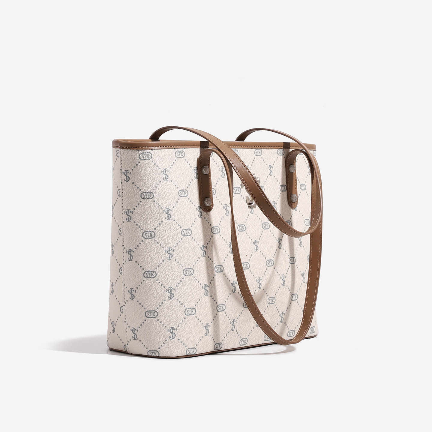 STK Tote Bag for College Students, Work, and Commuting - Elegant Versatile Handbag, Shoulder and Underarm Bag - Thumbnail 4