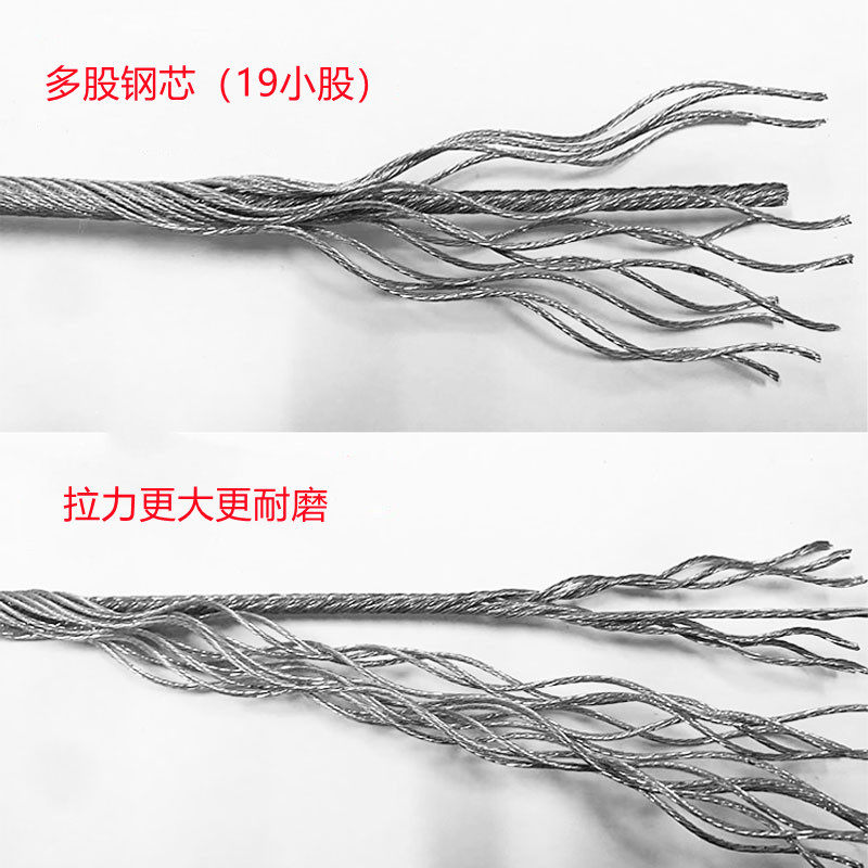 3456781012mm galvanized anti-rotating wire rope wear-resistant electric hoist for hoisting crane