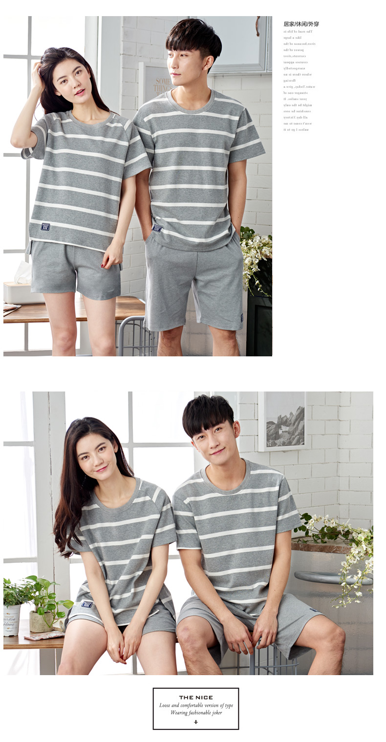 Pyjama mixte en Coton à manche courte - Ref 3005860 Image 17