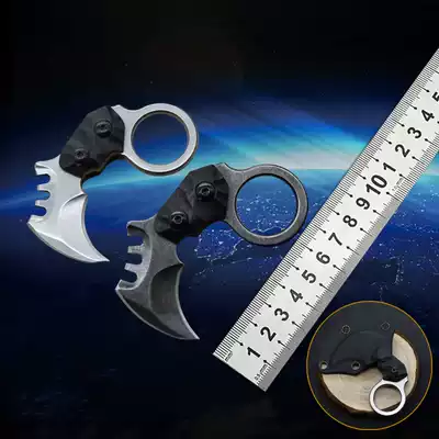Outdoor knife claw knife scorpion claw doomsday EDC small claw knife small straight knife cute doomsday claw camping knife