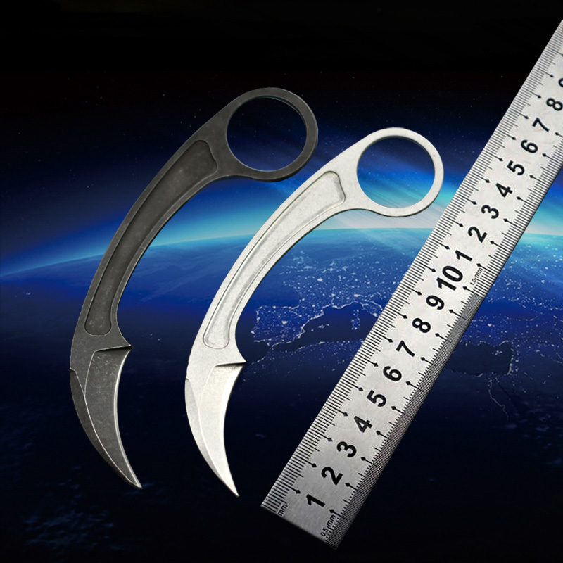 Outdoor survival claw knife open wrapping paper knife knife self-defense claw knife camping survival tactics claw claw knife CSGO knife