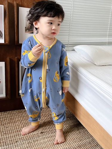 Детский осенний спальный мешок, детское одеяло подходит для мужчин и женщин, универсальная пижама на четыре сезона