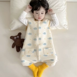 Детский бандаж пупочный для сна, хлопковый стеганый демисезонный спальный мешок