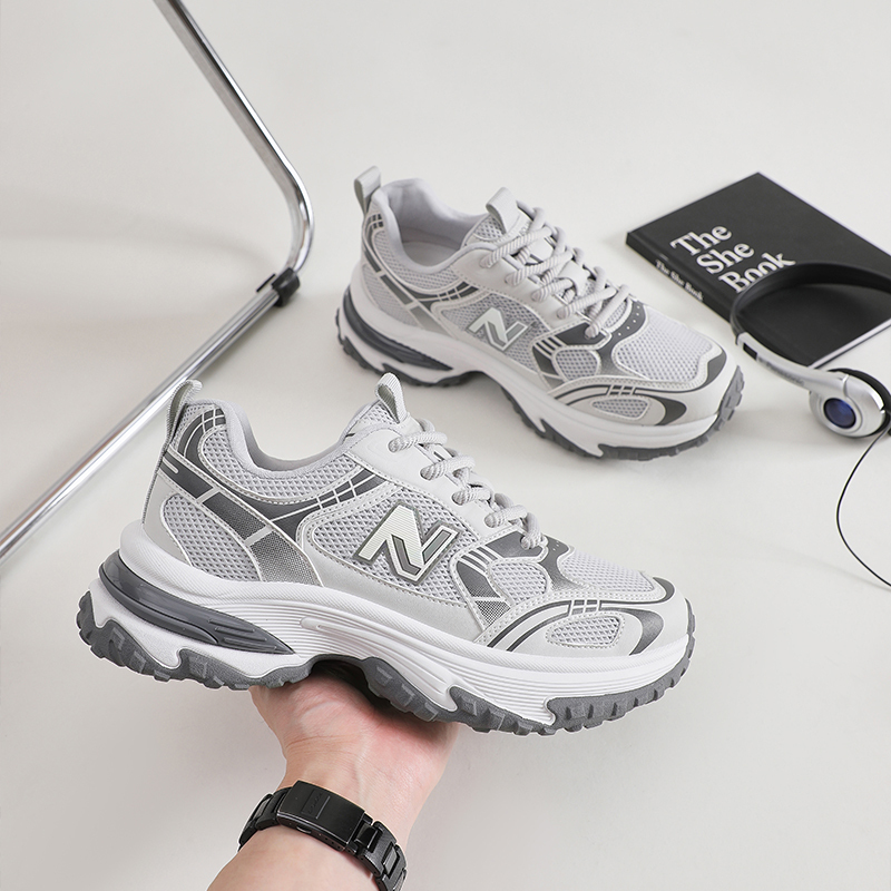 2026 New Summer Breathable Casual Sports Shoes for Men and Women, Height Increasing 5cm Mesh Running Dad Shoes for Couples