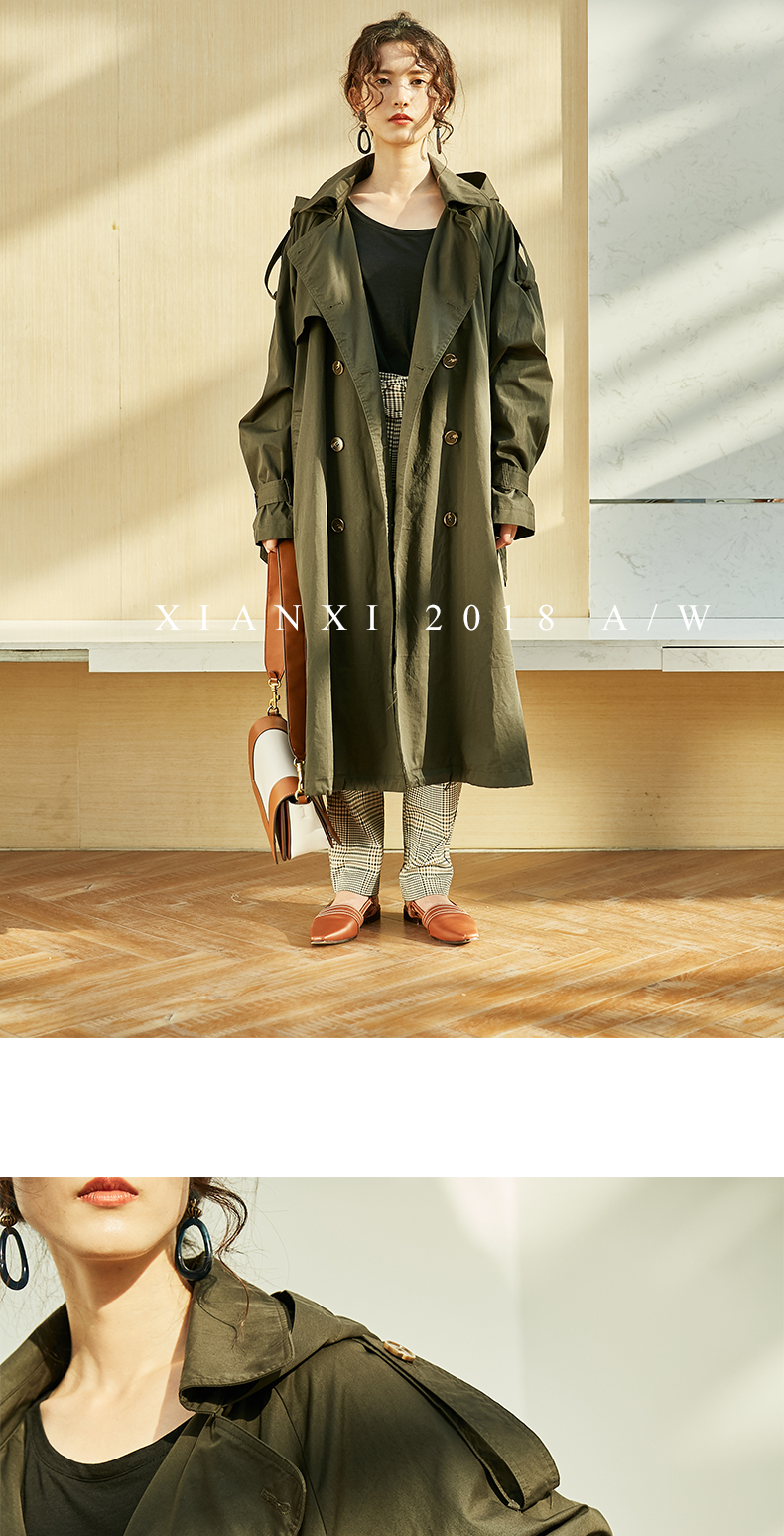 Trench pour femme en Coton en Coton - Ref 3226046 Image 11
