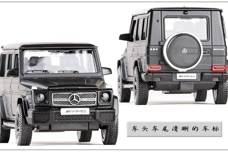 Mẫu xe địa hình chính hãng của Mercedes-Benz G63 Mẫu xe hợp kim Mẫu xe trang trí bánh SUV - Trang trí nội thất