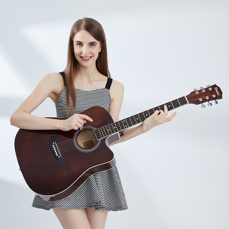 Camore acoustic guitar beginner students Adult male and female students Guitar introduction self-study 38 inch 41 inch acoustic guitar