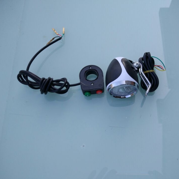 Electric light horn switch scooter front light small travel bicycle electric scooter DV living room light
