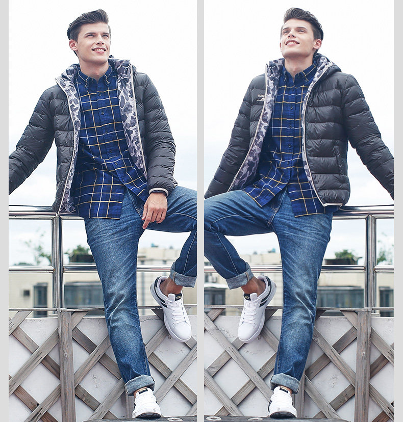 特步 90%灰鸭绒 男式运动羽绒服 优惠券折￥99包邮（￥129-30）4色可选