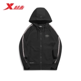 Xtep, весенняя спортивная куртка с капюшоном для отдыха, коллекция 2022, тренд сезона