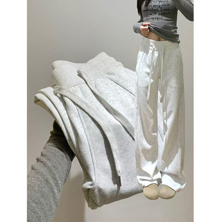 Women's Sweatpants, Autumn 2025 New Style, Casual High-Waisted, Petite Size, Autumn and Winter, Same Style as Lulu, Narrow Wide-Leg Pants