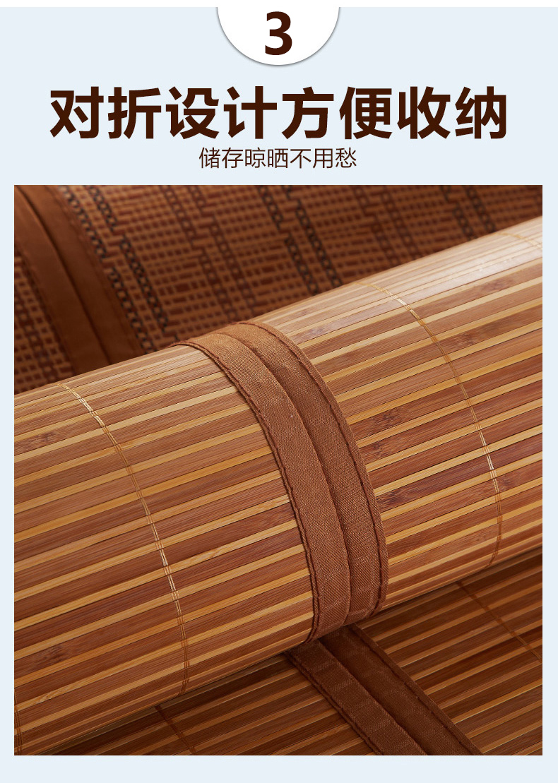 Hai mặt giường gấp Thảm 1.8m 1,5 m 1,2 sinh viên độc thân ký túc xá mùa hè điều hòa không khí mat ba mảnh mat - Thảm mùa hè nệm nước dành cho người già