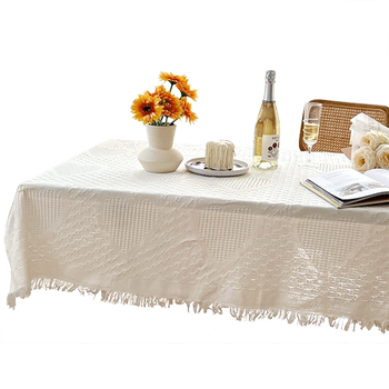 French ins style white lace tablecloth tea table cloth French ins style white lace tablecloth tea table cloth