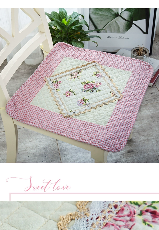 Trong vườn Ghế thở bông cotton ghế vải đệm với văn phòng chung đệm máy tính dây đeo trượt - Ghế đệm / đệm Sofa đệm ghế gỗ bằng da
