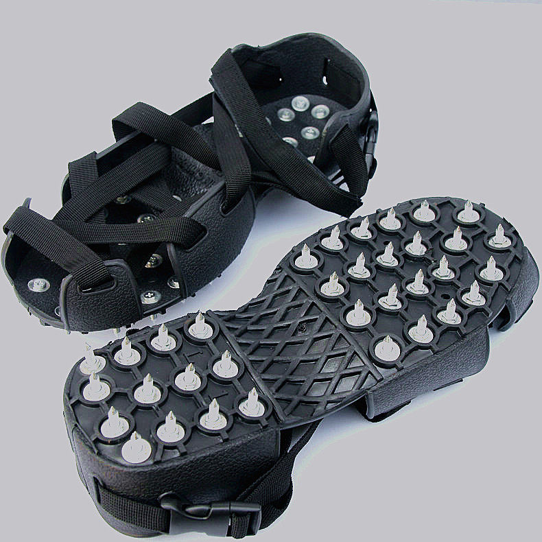 Ice fishing iso fishing non-slip shoe cover nail shoes ice claw rock claw rock climbing levee rock bottom shoe ice job-Taobao