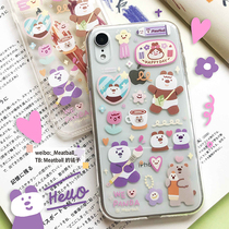 Meatball original transparent phone case Panda