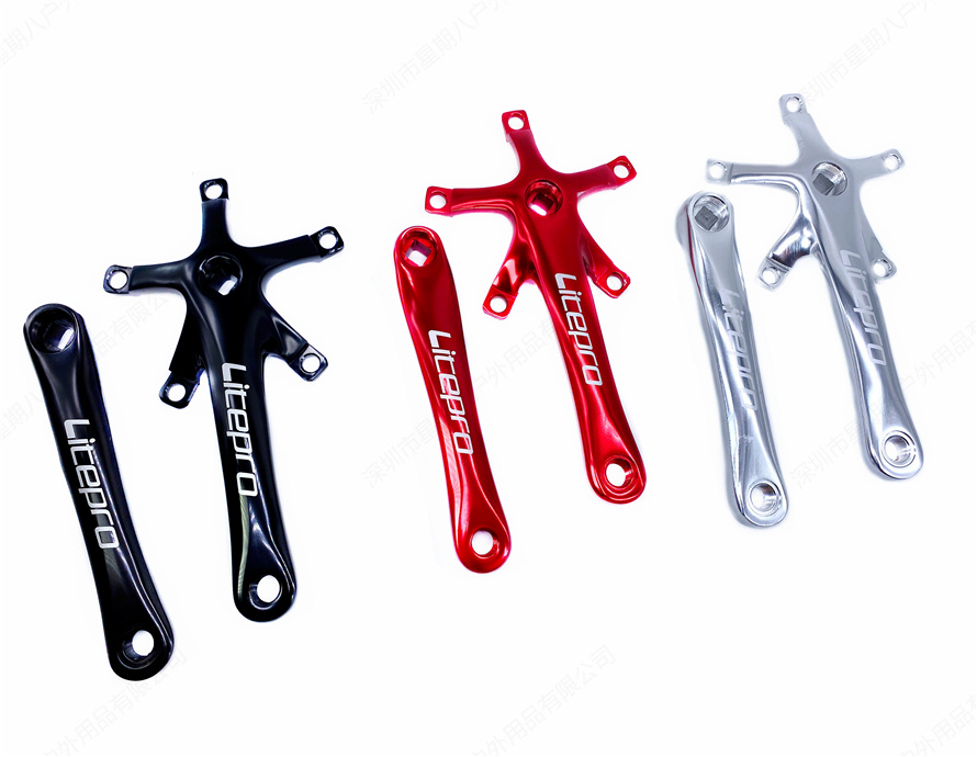 Buy Litepro square hole crank 412 crank foldable car modified tooth
