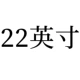 22 дюйма