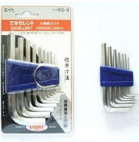 Japan's Hundred Li Flat Head Wrench Suit with long mark length RS6-RS10 special length LHS-6 ----- Taobao