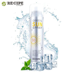 韩国RECIPE水晶防晒喷雾SPF50