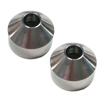 Stainless steel hoop five six seven millimeter small hole tapered front hoop cone hoop steel diabolo shaker handle special accessories