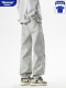 WASSUP DOZEN American retro dirty large size overalls men's autumn sports paratrooper pants design