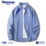 WASSUP DOZEN Осенняя рубашка для отдыха, японская куртка, свободный крой