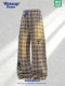 Wassup Dozen American-Style Men's Plaid Pants 2026 New Casual Pants Loose Straight Wide-Leg Long Pants High Street Style