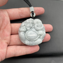 Natural A cargo Jade Buddha male pendant female Jade Buddha male pendant