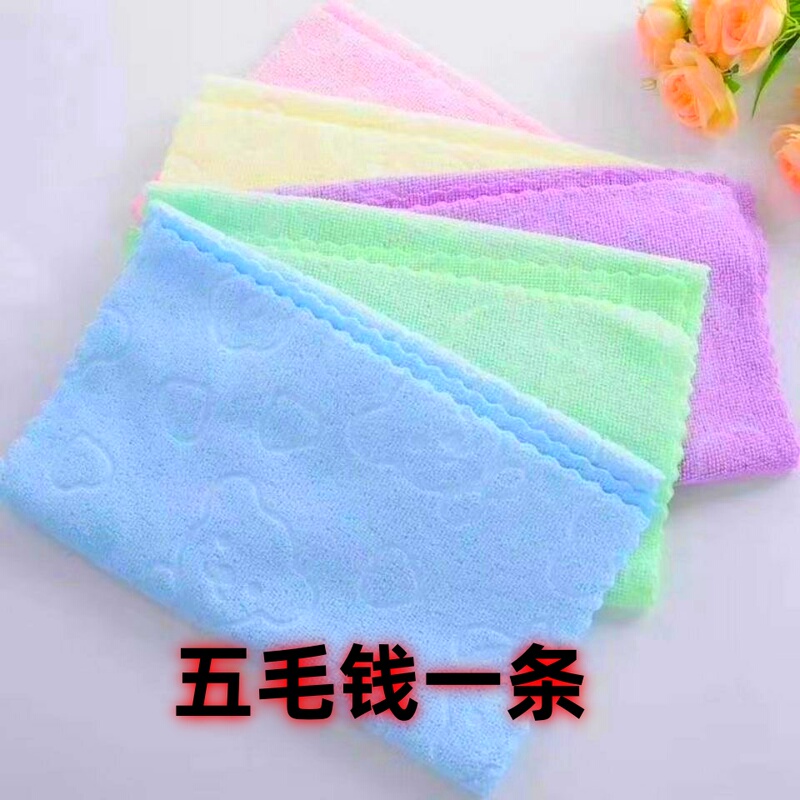 Colorful Towels for Street Vendors, Popular Microfiber Cleaning Cloths, Cheap and Trendy