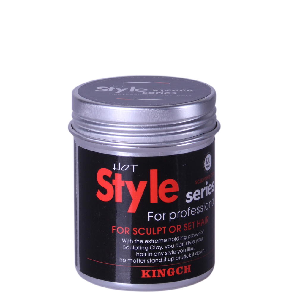 kingch纤纯正品动感速型凝浆头发自然造型塑形发泥100ml