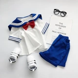 Комплект для раннего возраста, детский мультяшный костюм, Сэйлор Мун, короткий рукав