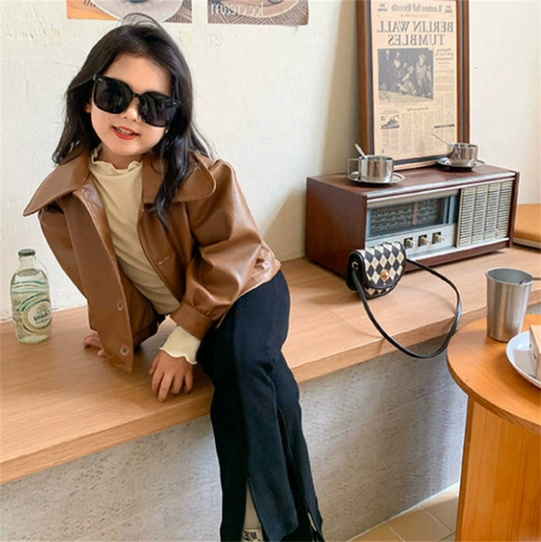 Полиуретановая демисезонная детская флисовая куртка, пуховик, в западном стиле