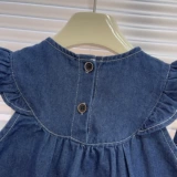 Летние джинсы для отдыха, комплект, в корейском стиле, детская одежда