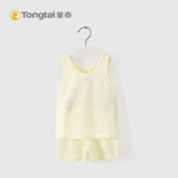 童泰 Детский комбинезон, жилет, хлопковый комплект, дышащая детская летняя одежда, шорты, 1-2 лет, эффект подтяжки