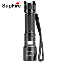 Superfire high light flashlight A5 outdoor self-defense camping waterproof USB charging household LED small flashlight