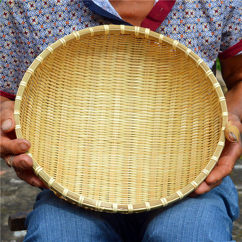 Small dustfan farmer pure hand-made bamboo kitchen dish bamboo bamboo bamboo bamboo basket bamboo basket bamboo basket rice