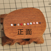 Handmade DIY toy baby clothes accessories Ultra-small mini plastic pig nose buckle belt edge small round button 3mm