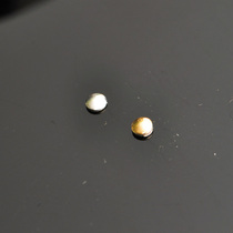 Handmade DIY baby clothes Gold silver small round hot foil hot nail decorative buckle Mini ultra-small 2mm