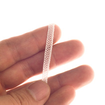 Handmade DIY baby clothes accessories Ultra-fine mini ultra-fine cotton thread lace white hollow cotton mesh belt 4mm