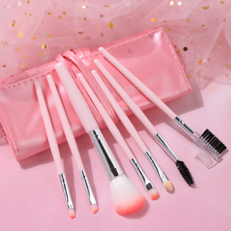 Beginner Makeup Brush Suit Eye Shadow Brush Bulk Powder Brushed Pink Bottom Blush Cover Brushed Full Web Red Tool