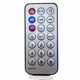 Suitable for English mini ultra-thin silver 21-key landscape audio remote control TV sound wall MP3 remote control