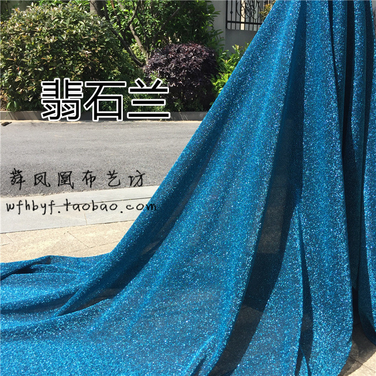 Vải dây vàng và bạc sợi mới giai đoạn flash căng vàng đan vải dệt vải thời trang Brightcloth - Vải vải tự làm vải dạ tweed