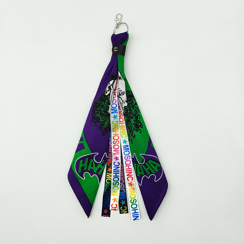 Small Clown Scarf Streamer Hip-Hop Street Dance Student Dance Performance Pants Scarf Motorcycle Riding Scarf Streamer Decoration